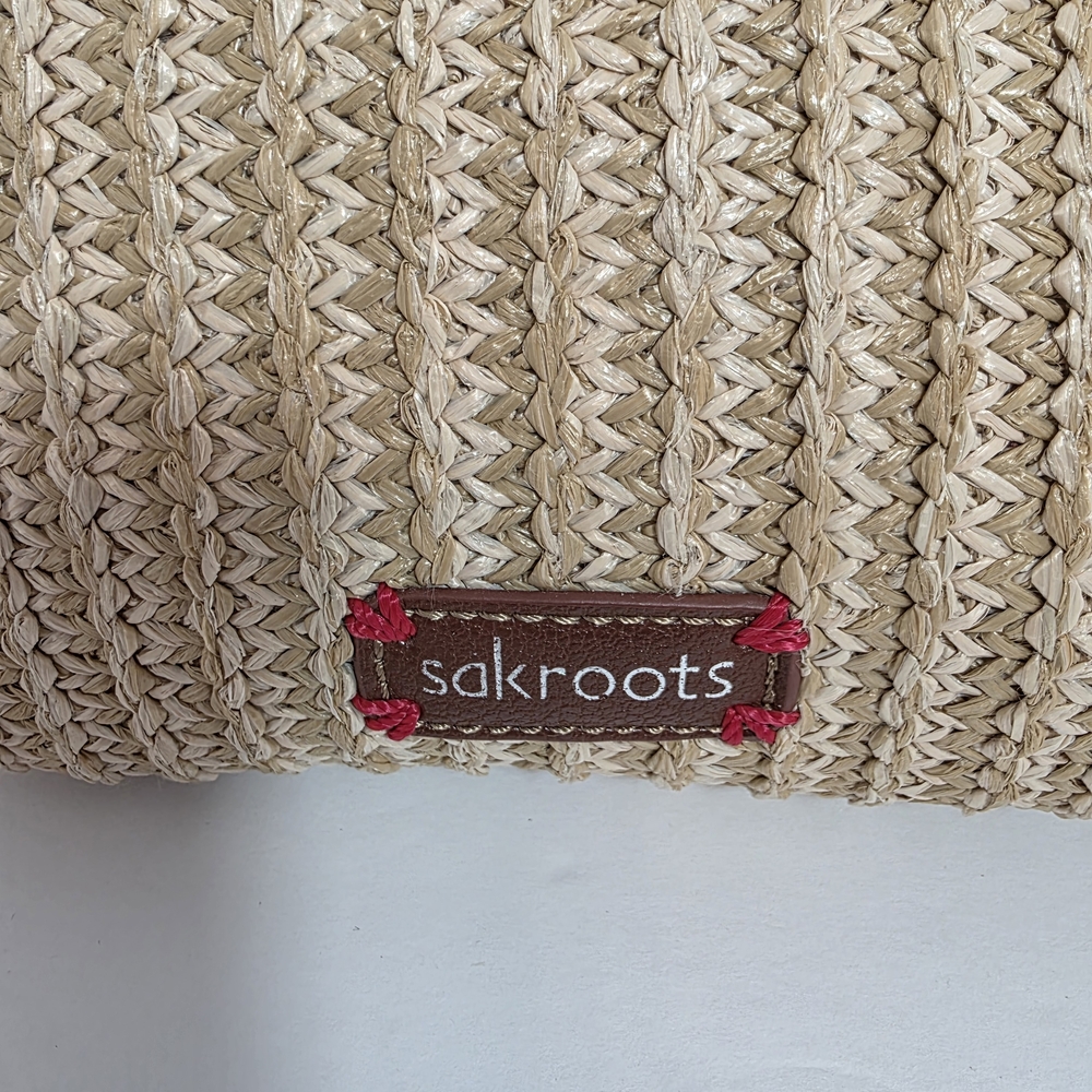 Sakroots Floral Butterfly Woven Crossbody Bag - Picture 5 of 12